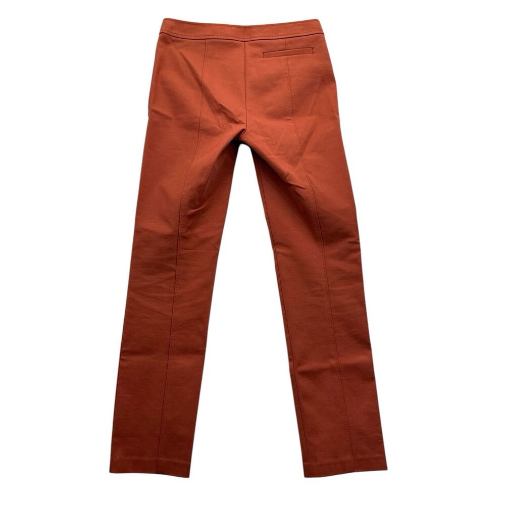 Tory Burch Zip Pocket Dress Pants Women’s Size 2 Burnt Orange - Picture 5 of 14